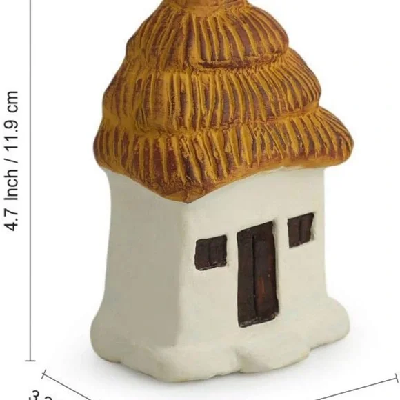 Mini Hut Handmade Living Room & Wall Decorative Terracotta Showpiece Earthenware - Picture 5 of 6